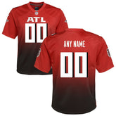 Atlanta Falcons Youth Alternate Custom Game Jersey - Red Jerseys