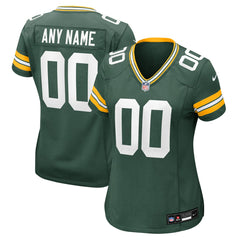 Green Bay Packers Women's Custom Game Jersey - Green Jerseys