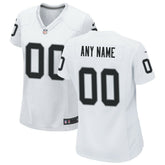 Las Vegas Raiders Women's Custom Game Jersey - White Jerseys