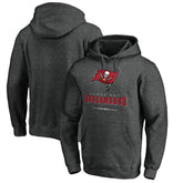 Tampa Bay Buccaneers Team Lockup Pullover Hoodie - Heather Charcoal Hoodies