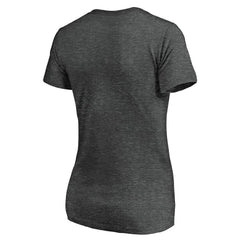Atlanta Falcons Women's Primary Logo V-Neck T-Shirt - Heather Gray T-shirts
