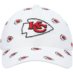 Kansas City Chiefs '47 Women's Confetti Clean Up Adjustable Hat - White Hats