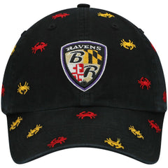 Baltimore Ravens '47 Women's Confetti Clean Up Adjustable Hat - Black Hats