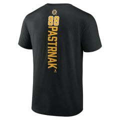 David Pastrnak Boston Bruins Playmaker T-Shirt - Black | US 3908128