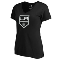 Anze Kopitar Los Angeles Kings Women's Playmaker V-Neck T-Shirt - Black | US 3908204