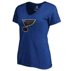 Jordan Binnington St. Louis Blues Women's Playmaker V-Neck T-Shirt - Royal | US 3908222