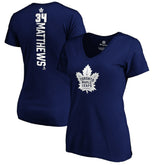 Auston Matthews Toronto Maple Leafs Women's Playmaker V-Neck T-Shirt - Royal | US 3908225