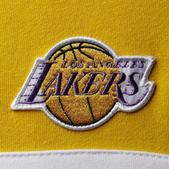 Los Angeles Lakers Head Coach Pullover Hoodie Gold/Black - Mitchell & Ness
