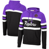 Toronto Raptors Head Coach Pullover Hoodie Purple/Black - Mitchell & Ness