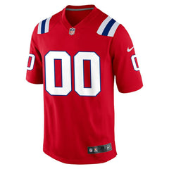 New England Patriots Alternate Custom Jersey - Red Jerseys
