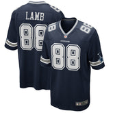 CeeDee Lamb Dallas Cowboys Game Jersey - Navy Jerseys