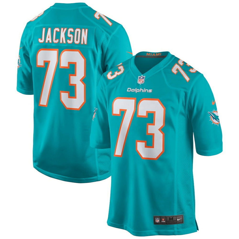 Austin Jackson Miami Dolphins Game Jersey - Aqua Jerseys