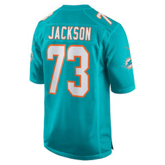 Austin Jackson Miami Dolphins Game Jersey - Aqua Jerseys