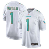 Tua Tagovailoa Miami Dolphins Game Jersey - White Jerseys