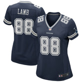 CeeDee Lamb Dallas Cowboys Women's Game Jersey - Navy Jerseys