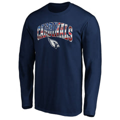 Arizona Cardinals Banner Wave Long Sleeve T-Shirt - Navy T-shirts