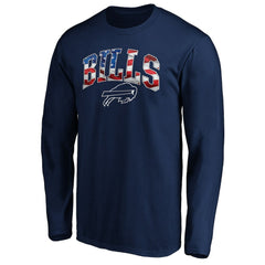 Buffalo Bills Banner Wave Long Sleeve T-Shirt - Navy T-shirts