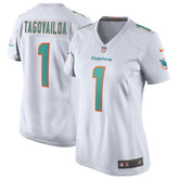 Tua Tagovailoa Miami Dolphins Women's Game Jersey - White Jerseys