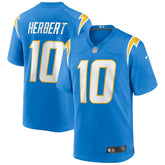 Justin Herbert Los Angeles Chargers Player Game Jersey - Powder Blue Jerseys