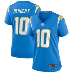 Justin Herbert Los Angeles Chargers Women's Player Game Jersey - Powder Blue Jerseys