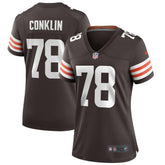 Jack Conklin Cleveland Browns Women's Player Game Jersey - Brown Jerseys