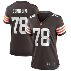 Jack Conklin Cleveland Browns Women's Player Game Jersey - Brown Jerseys