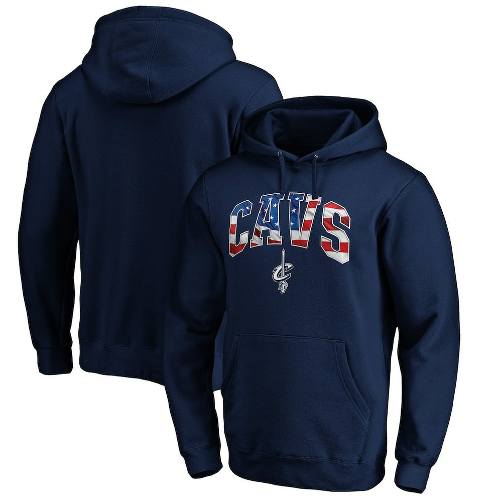 Cleveland Cavaliers Banner Wave Pullover Hoodie Navy outlet
