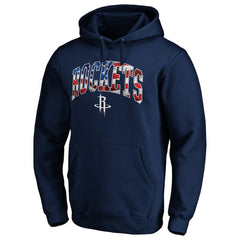Houston Rockets Banner Wave Pullover Hoodie Navy