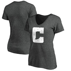 Indianapolis Colts Women's Secondary Logo V-Neck T-Shirt - Heather Gray T-shirts