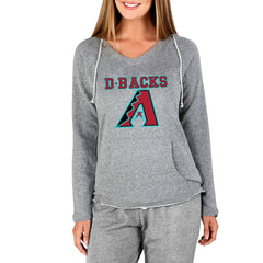 Arizona Diamondbacks Concepts Sport Women's Mainstream Terry Long Sleeve Hoodie Top - Gray Hoodies