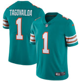 Tua Tagovailoa Miami Dolphins Alternate Vapor Limited Jersey - Aqua Jerseys