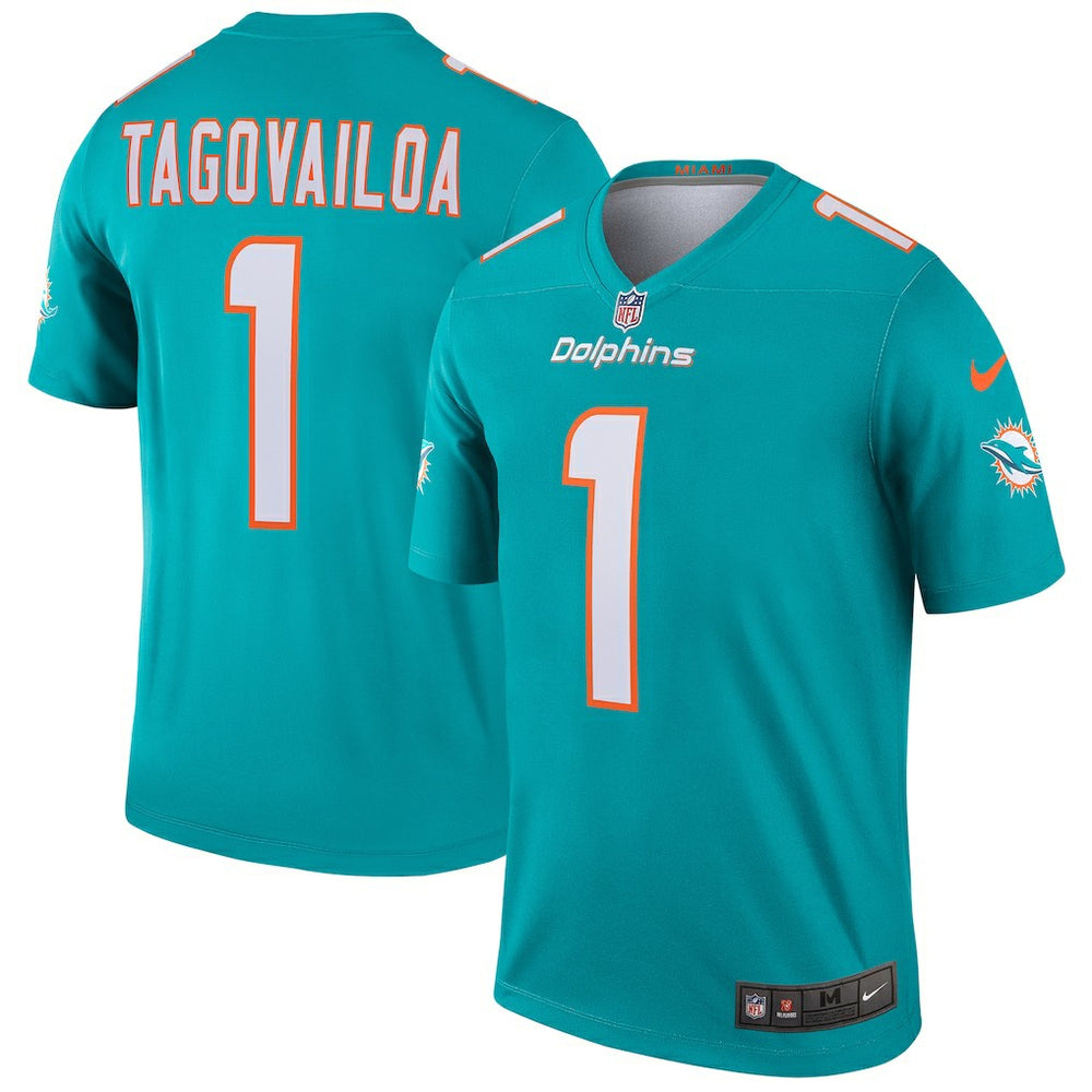 Tua Tagovailoa Miami Dolphins Legend Player Performance Top - Aqua Tops