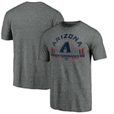 Arizona Diamondbacks Team Freedom Tri-Blend T-Shirt - Gray T-shirts