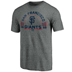 San Francisco Giants Team Freedom Tri-Blend T-Shirt - Gray T-shirts
