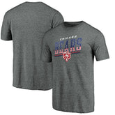 Chicago Bears Team Freedom Tri-Blend T-Shirt - Gray T-shirts