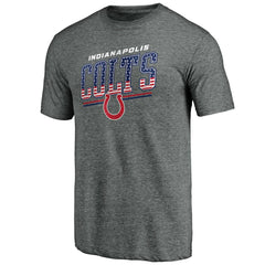Indianapolis Colts Team Freedom Tri-Blend T-Shirt - Gray T-shirts