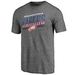 Philadelphia Eagles Team Freedom Tri-Blend T-Shirt - Gray T-shirts