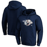 Nashville Predators Banner Wave Logo Pullover Hoodie - Navy | US 3930457