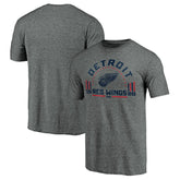 Detroit Red Wings Team Freedom Tri-Blend T-Shirt - Heathered Gray | US 3930623