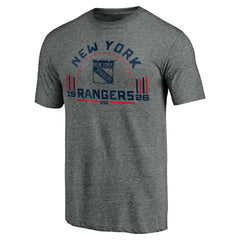 New York Rangers Team Freedom Tri-Blend T-Shirt - Heathered Gray | US 3930630