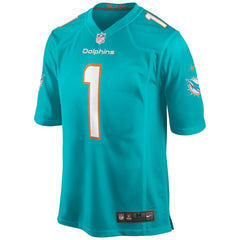 Tua Tagovailoa Miami Dolphins Player Game Jersey - Aqua Jerseys