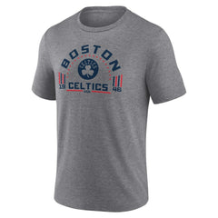 Boston Celtics Team Freedom Tri-Blend T-Shirt Gray