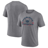 Charlotte Hornets Team Freedom Tri-Blend T-Shirt Gray