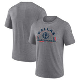 Dallas Mavericks Team Freedom Tri-Blend T-Shirt Gray