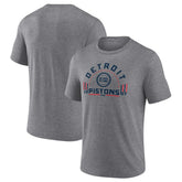 Detroit Pistons Team Freedom Tri-Blend T-Shirt Gray outlet