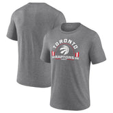 Toronto Raptors Team Freedom Tri-Blend T-Shirt Gray
