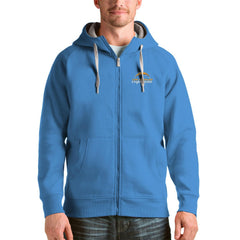 Los Angeles Chargers Antigua Victory Full-Zip Hoodie - Powder Blue Hoodies