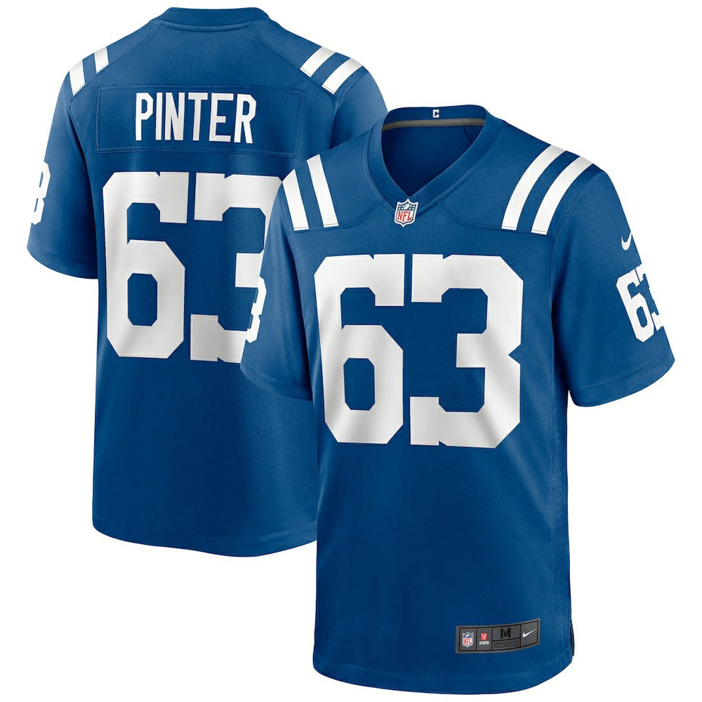 Danny Pinter Indianapolis Colts Game Jersey - Royal Jerseys