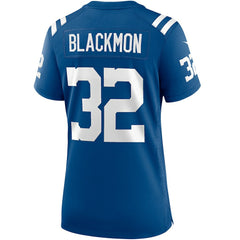 Julian Blackmon Indianapolis Colts Women's Game Jersey - Royal Jerseys