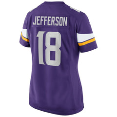 Justin Jefferson Minnesota Vikings Women's Game Jersey - Purple Jerseys